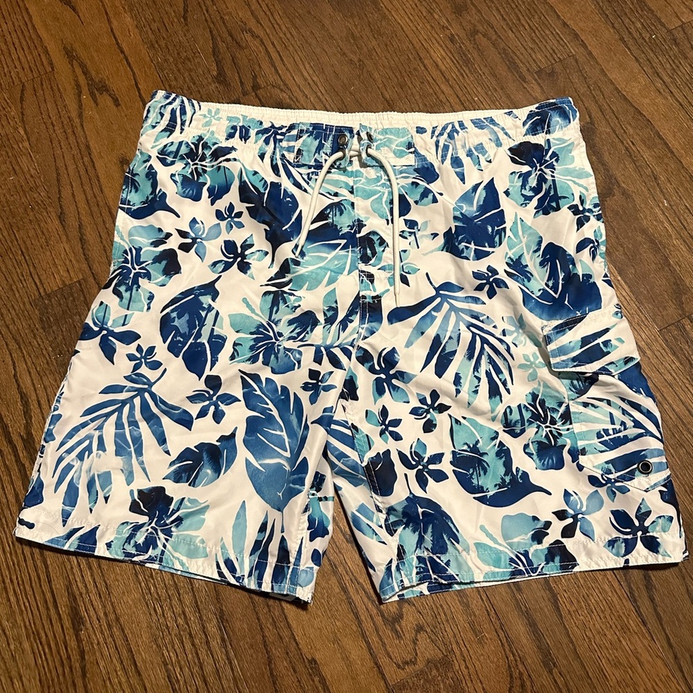 Hawaiian Swim Trunks